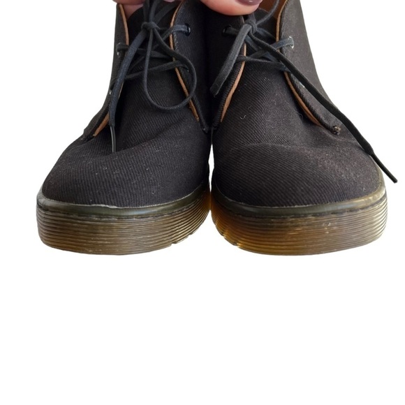 Dr. Martens - Black Daytona Round Toe Lace Up Ankle Desert Boots Sz 8 - Picture 5 of 11